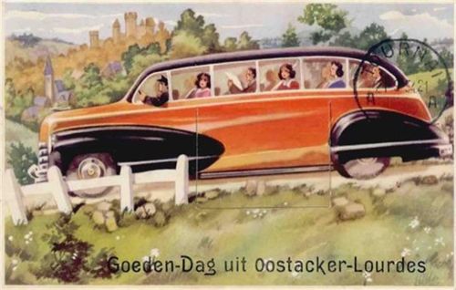 Oostacker Oostakker (Belgien) Leporello Auto I-II