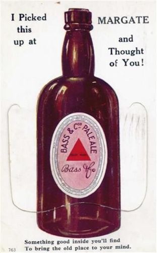 Margate Margate (Großbritannien) Leporello Bierflasche I-II