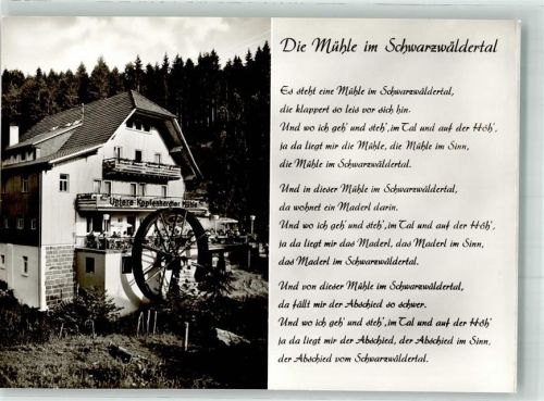 Kapfenhardt Gasthaus Hotel Kapfenhardter Mühle Gedicht