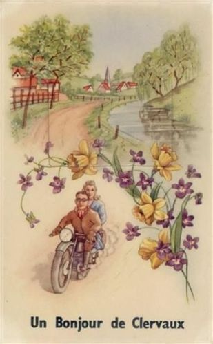 Clerf Clervaux (Luxemburg) Leporello, Mofa, Blumen I-II