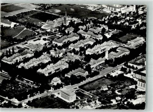 Schwabing Fliegeraufnahme des Krankenhauses