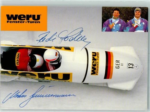 Rudi Lochner Markus Zimmermann Autogramm origin. Unterschrift