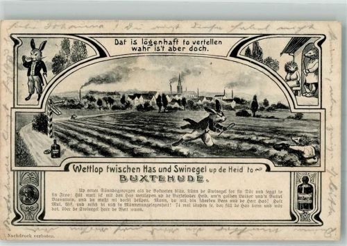 Buxtehude 1906 Märchen Wettlauf zwischen Hase und Igel