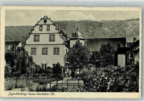 Kamp-Bornhofen 1956 Pension Jugendherberge Notopfermarke Berlin