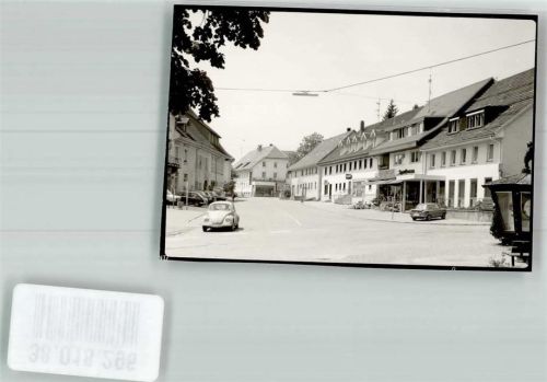Görwihl Strasse VW Käfer Ort handschriftlich Foto Original aus Archiv eines Ansichtskartenverlages