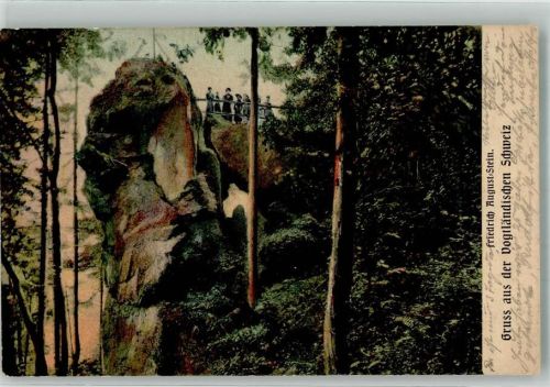 Reichenbach 1904 Voigtländische Schweiz Friedrichz August Stein