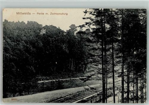 Mittweida Eisenbahn mit Zschopauburg Verlag Reinicke & Rubin