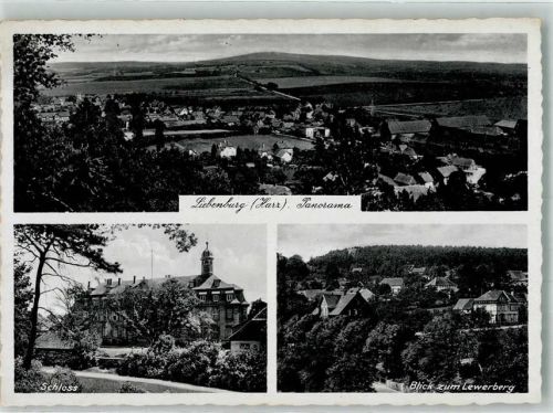 Liebenburg Schloss Blick zum Lewerberg