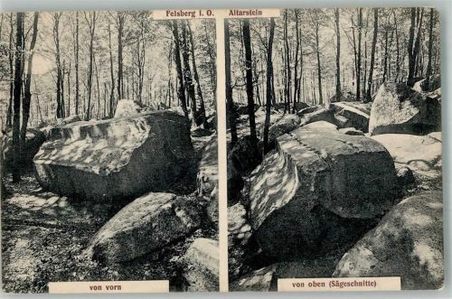 Felsberg 1910 Altarstein