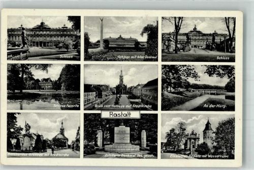 Rastatt Schloss Favorite Kirche Bahnhofstrasse