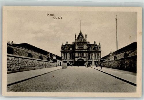 Neuss Hauptbahnhof Vorkriegsaufnahme