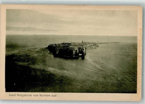 Helgoland Fliegeraufnahme der Nordspitze mit der Langen Anna