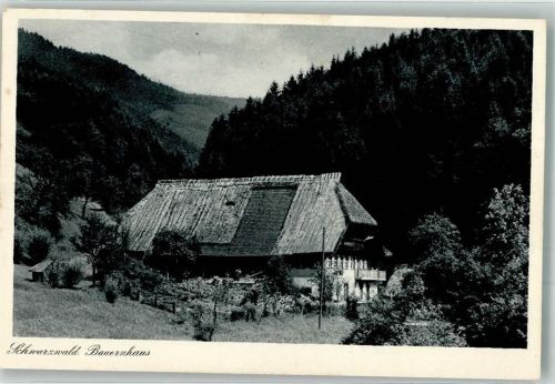 Oberharmersbach Schwarzwälder Bauernhaus Fotograf Grüninger Ort handschriftlich
