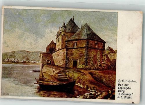 Kobern-Gondorf sign. Schulze, H.R. Leyen´sche Brug