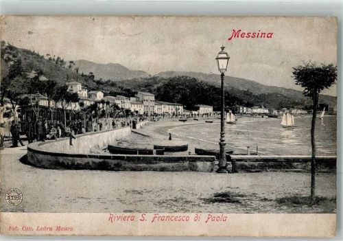 Messina 1906 Riviera S. Francesco di Paola
