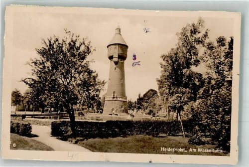 Heide 1940 Wasserturm