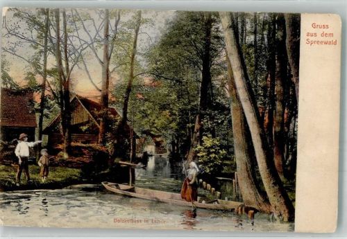 Lehde 1909 Dolzkefliess Spreewälder Trachten