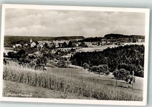 Mainhardt Panorama des Ortes mit Kirche St. Veit