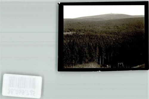 Sonnenberg Blick z. Brocken Ort handschriftlich Foto Original aus Archiv eines Ansichtskartenverlages