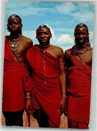 Mombasa 1979 Tracht Masai Warriors