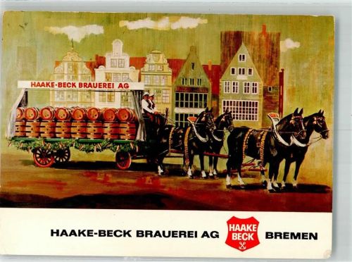 Bremen Vierer Gespann Haake Beck Brauerei Ag
