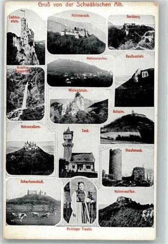 Betzingen Schloss Burg Lichtenstein Teck Staufeneck Hohenzollern Tracht