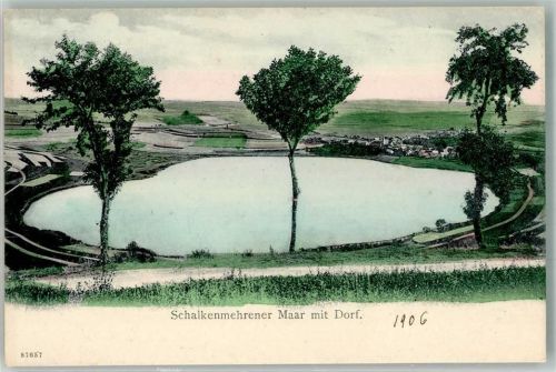Schalkenmehren 1906 Schalkenmehrener Maar