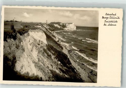 Breege Foto Ludwig Winter Juliusruh Kreideküste bei Arkona Leuchtturm