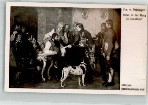 Innsbruck Andreas Hofer in der Burg zu Innsbruck im Museum Ferdinandeum Jagdhund