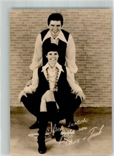 Portrait der Sänger Frank Schöbel und Chris Doerk Fotograf Raddatz Progress Starfoto Nr. 111/69