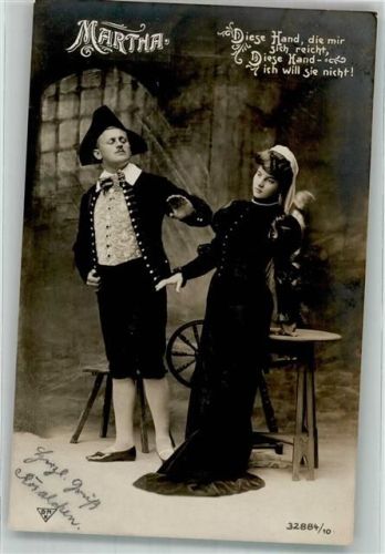 1908 Szene aus der Oper Martha B.N.K. 32884/10