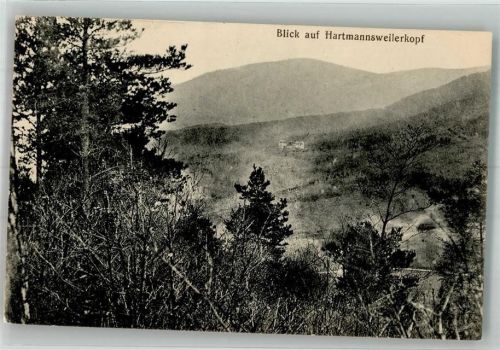 1915 Blick auf Hartmannsweilerkopf II. Ers.-Batl. Jäger Nr. 8 3. Kompagnie