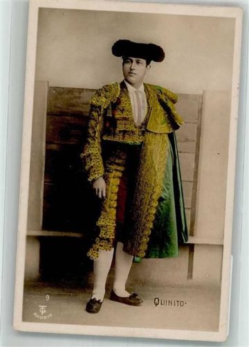 1907 Ein Torero in typischer Kleidung