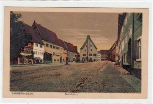 Sangerhausen Sangerhausen mit Marktplatz ungelaufen Top Erhaltung.