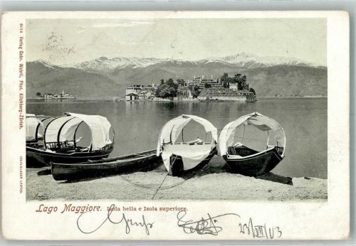 Isola dei Pescatori 1903 Lago Maggiore