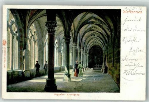 Walkenried 1903 Doppelter Kreuzgang im Kloster Verlag Louis Glaser 9767