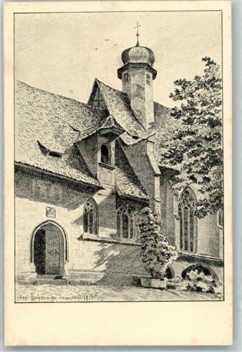 Nürnberg 1915 sign. Goeringer Das Kreuzlein Wohlfahrtskarte