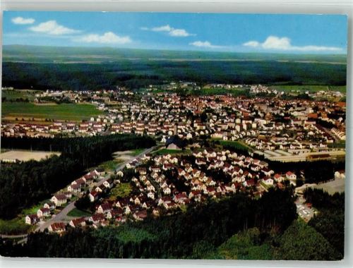 Walldürn Fliegeraufnahme vom südlichen Stadtteil