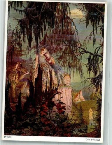 sign. Starger Ferdinand Das Volkslied Frauen F.A. Ackermanns Kunstverlag Reihe 659 Nr. 6439