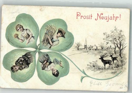 1903 Bäuerinnen im Weschsel der Jahreszeiten Neujahr Jagdtiere