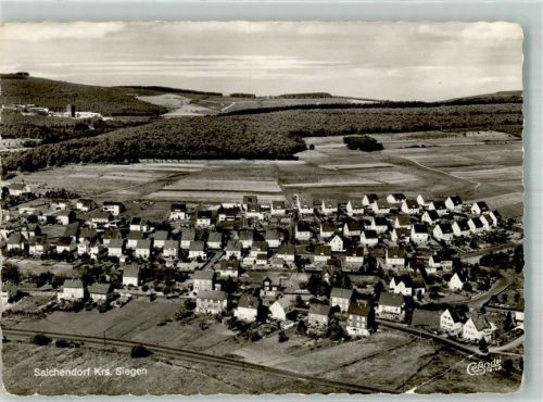 Salchendorf Fliegeraufnahme Foto AK