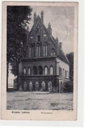 Kloster Lehnin. Abgebildet ist das Königshaus. Postalisch befördert mit Marke 1920. Gute Erhaltung.