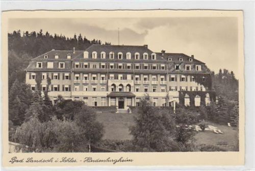 Bad Landeck Hindenburgheim in Bad Landeck in Schlesien - Ladek-Zdrój / Kreis Habelschwerdt - Bystrzyca Klodzka ungelaufen Top Erhaltung.