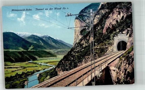 Zirl Tunnel der Mittenwaldbahn Verlag Purger & Co. No. 12615