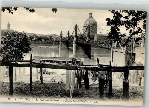 Toulouse Waschfrauen Kirche St. Nicolas Brücke Saint-Pierre
