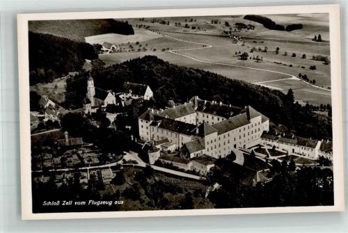 Leutkirch 1937 Fliegeraufnahme von Schloss Zeil