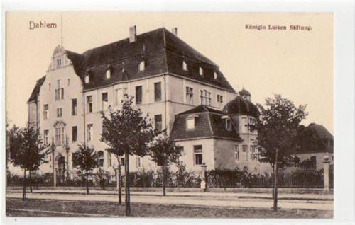 Berlin Zehlendorf, Dahlem mit köngl. Luisen Stiftung ungelaufen Top Erhaltung.