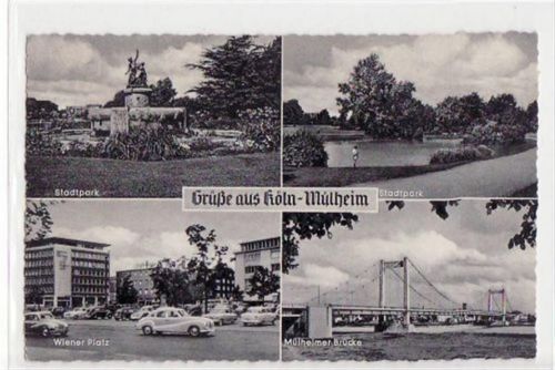 Köln Mülheim 901 Köln - Mülheim mit 4 Abbildungen ungelaufen Gute Erhaltung.