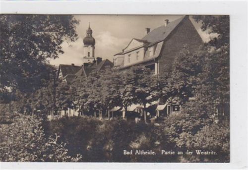 Bad Altheide Bad Altheide - Polanica-Zdrój / Kreis Glatz - Klodzko. Partie an der Weistritz gelaufen 1933. Rückseite leicht stockfleckig, sonst gut erhalten
