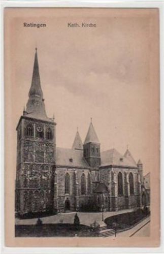 Ratingen mit Kath. Kirche ungelaufen Gute Erhaltung.